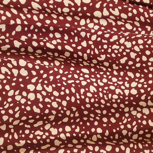 Wine red leopard dress - Picture 5 of 7